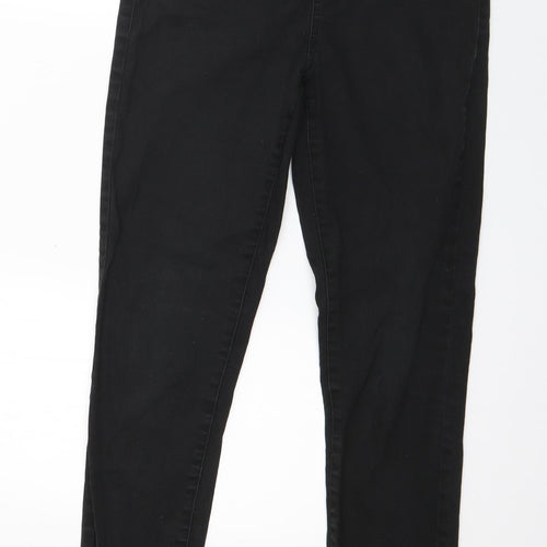 Pieces Womens Grey  Cotton Skinny Jeans Size 28 in L31 in Regular Zip