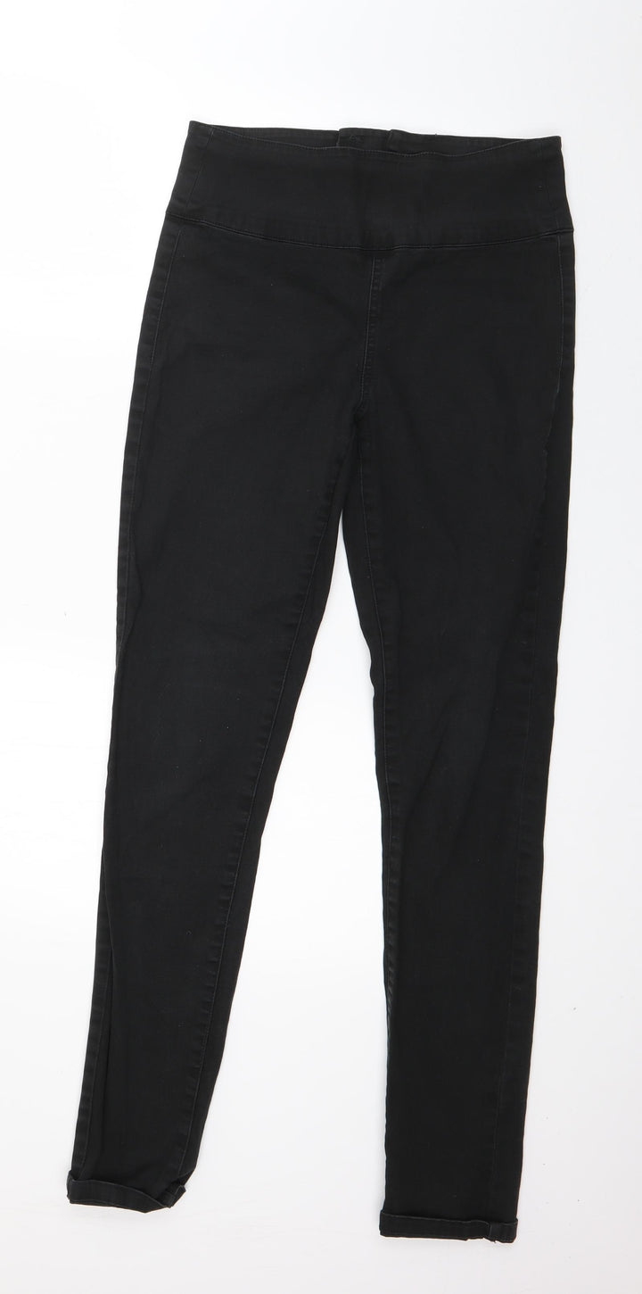 Pieces Womens Grey  Cotton Skinny Jeans Size 28 in L31 in Regular Zip