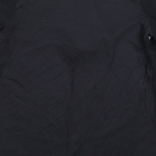 NEXT Womens Grey  Polyester Basic Blouse Size 6 Round Neck
