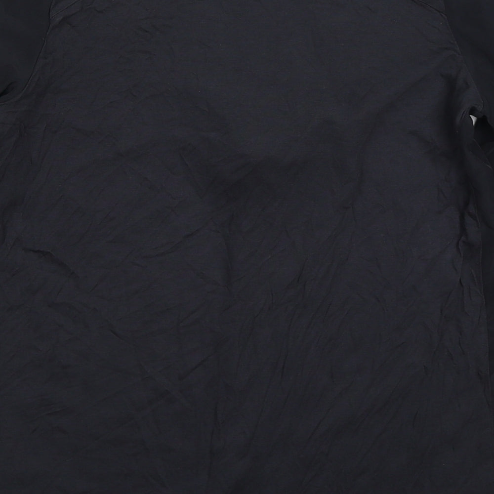 NEXT Womens Grey  Polyester Basic Blouse Size 6 Round Neck