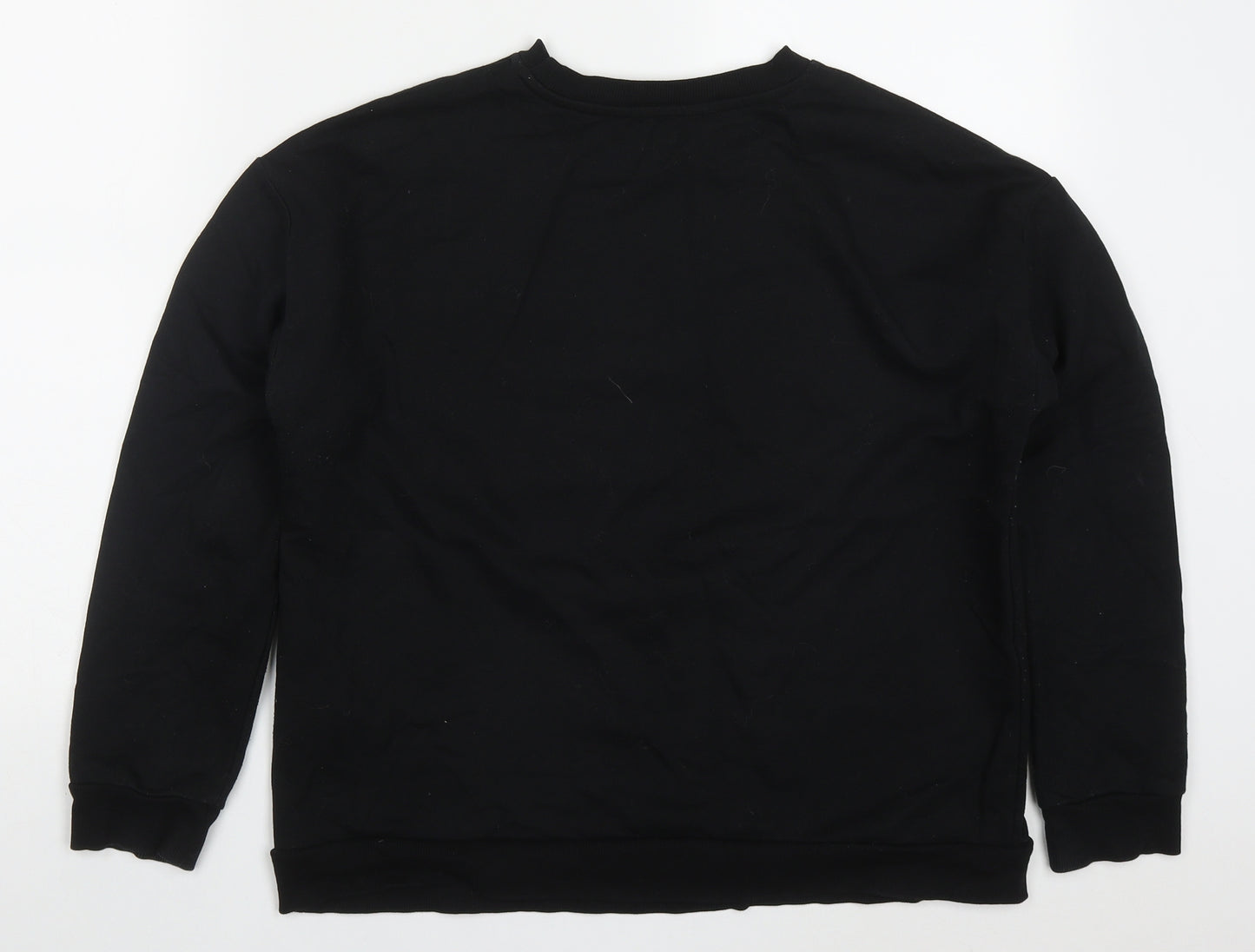 Lipsy Womens Black  Polyester Pullover Sweatshirt Size M  Pullover - Drama Queen