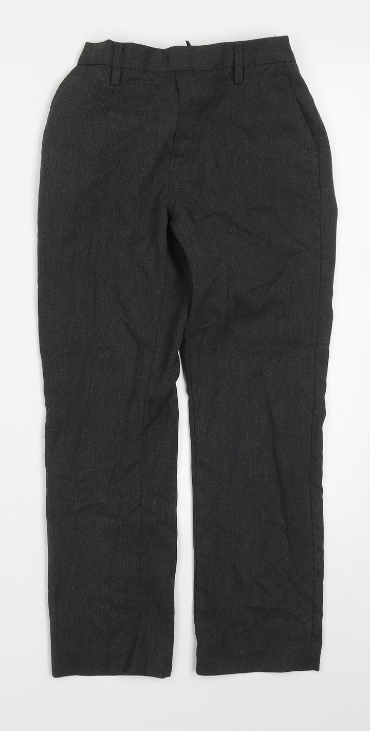 NEXT Boys Grey  Viscose Dress Pants Trousers Size 10 Years  Regular