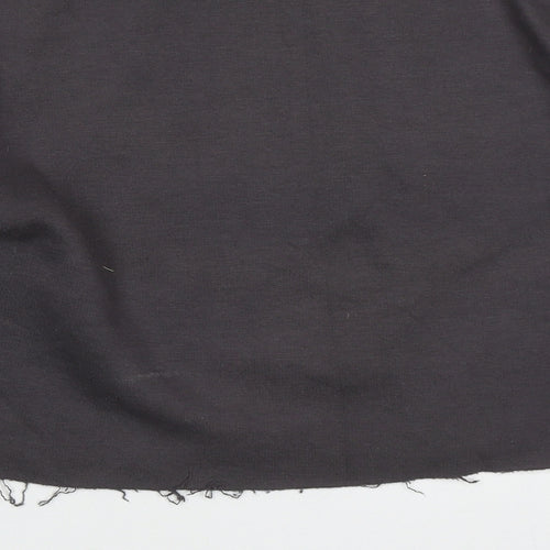 Primark Womens Grey  Cotton Pullover Sweatshirt Size 6  Pullover - Cali Distressed