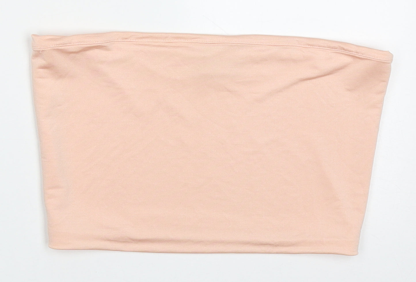Oasis Womens Pink  Polyester Cropped Tank Size M Round Neck