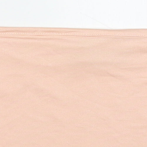 Oasis Womens Pink  Polyester Cropped Tank Size M Round Neck