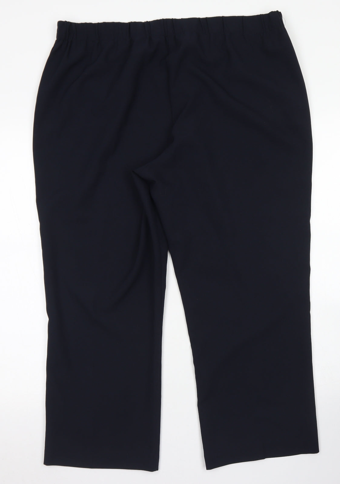 Bonmarché Womens Blue  Polyester Dress Pants Trousers Size 18 L23 in Regular