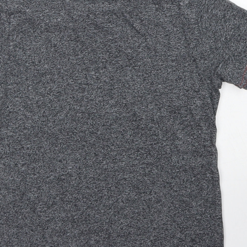 F&F Boys Grey  Cotton Basic Polo Size 5-6 Years Crew Neck  - Jurassic World