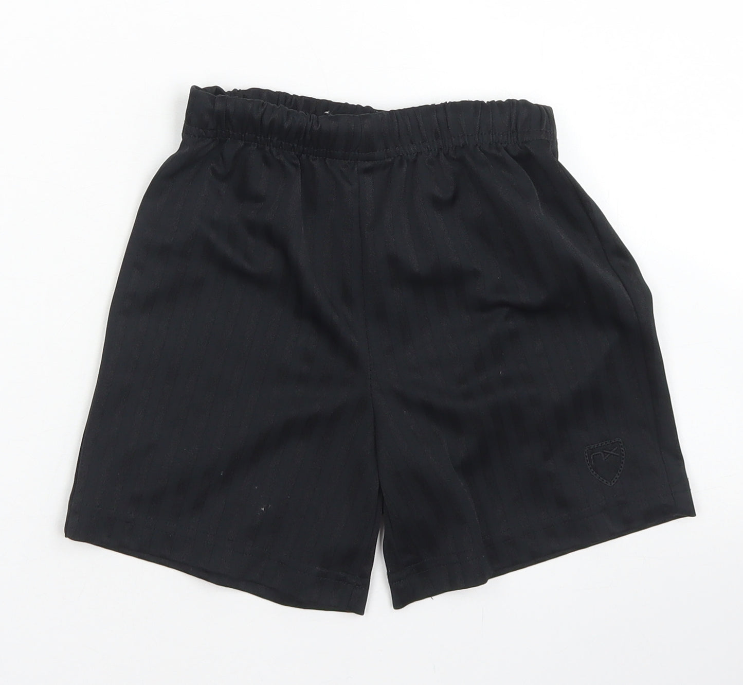 NEXT Boys Black Striped Polyester Sweat Shorts Size 6 Years  Regular Drawstring
