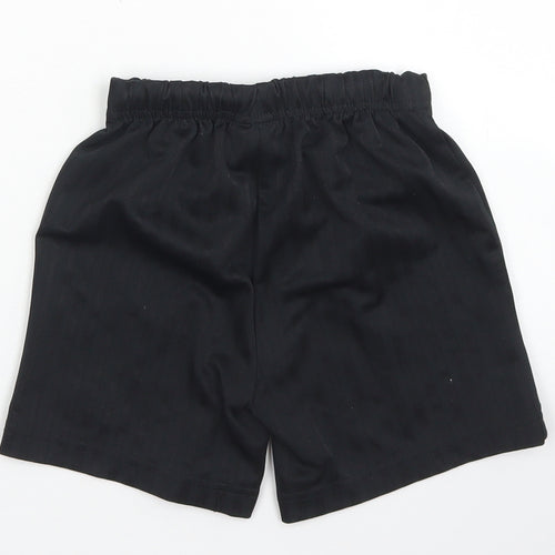 NEXT Boys Black Striped Polyester Sweat Shorts Size 6 Years  Regular Drawstring