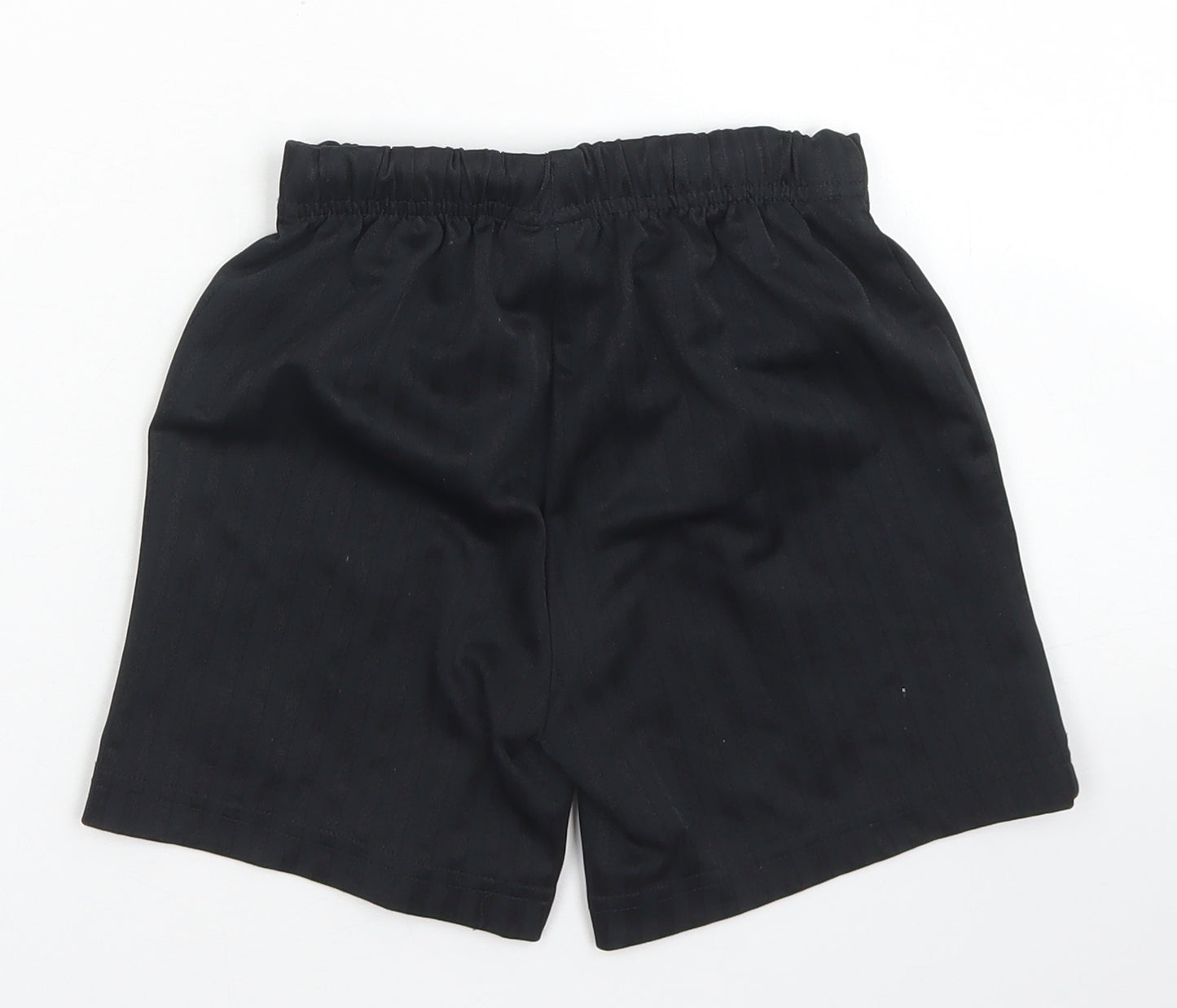 NEXT Boys Black Striped Polyester Sweat Shorts Size 6 Years  Regular Drawstring