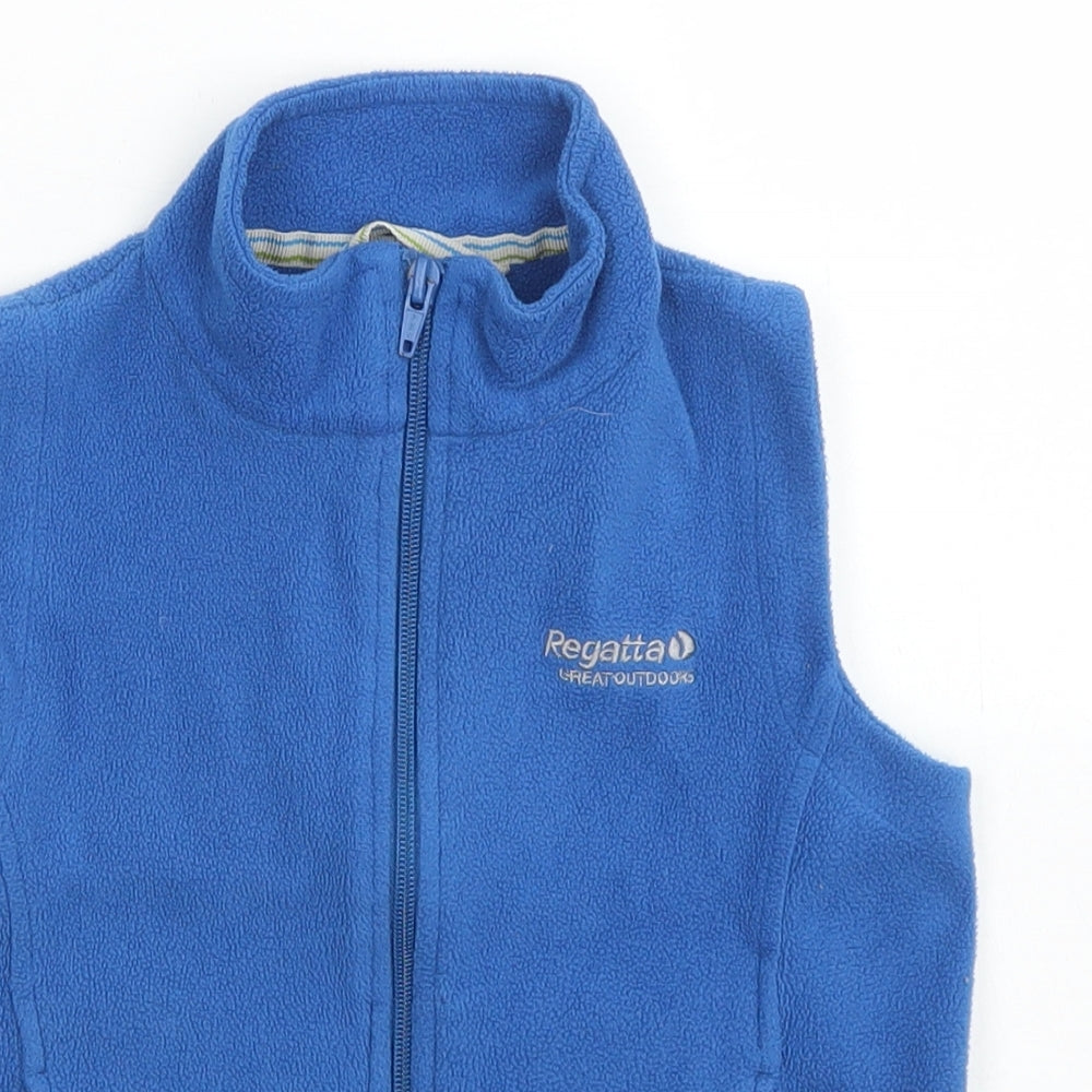 Regatta Boys Blue   Gilet Jacket Size 5-6 Years  Zip