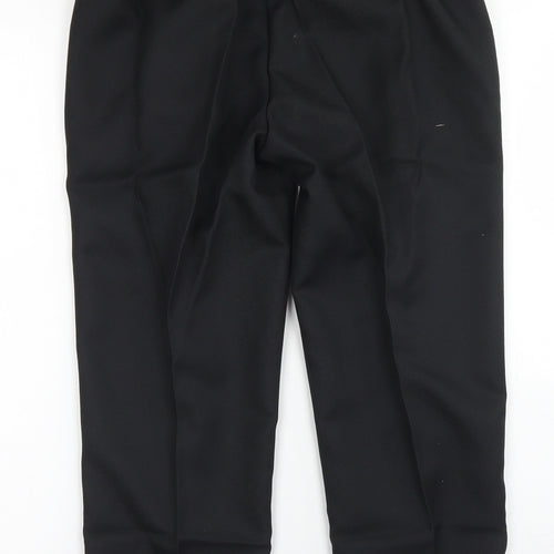 Damart Womens Black  Polyester Dress Pants Trousers Size 10 L24 in Regular