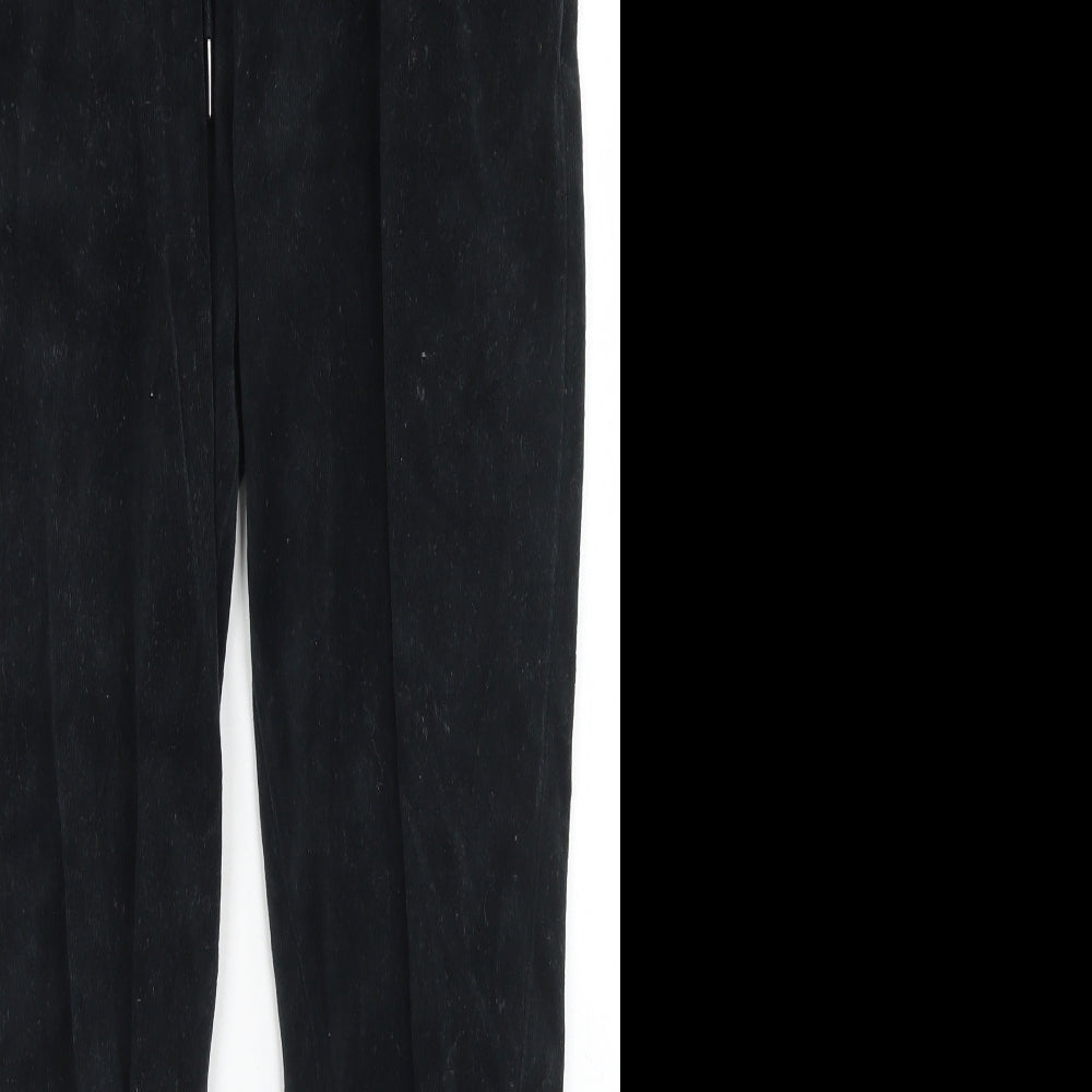 Atmosphere Womens Black  Cotton Jogger Trousers Size 6 L26 in Regular Drawstring