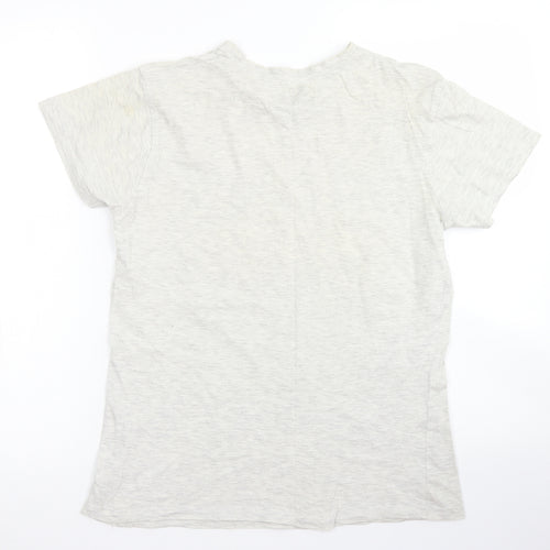 Cedar Wood State Mens Grey  Cotton  T-Shirt Size XS Crew Neck  - The Bronx