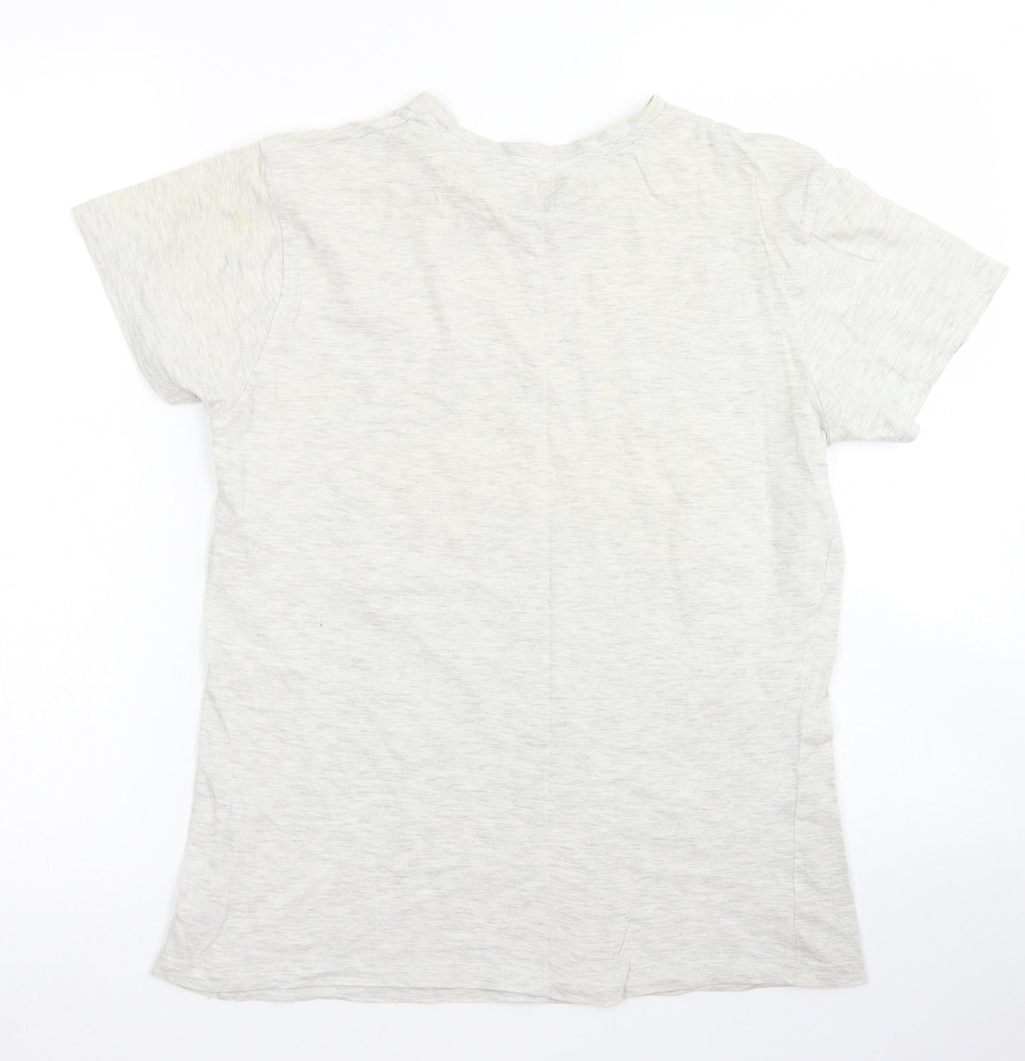 Cedar Wood State Mens Grey  Cotton  T-Shirt Size XS Crew Neck  - The Bronx