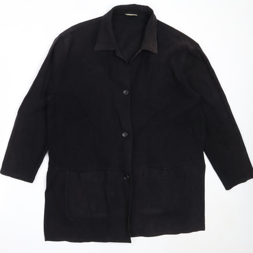 Bianca Womens Black   Jacket  Size 40