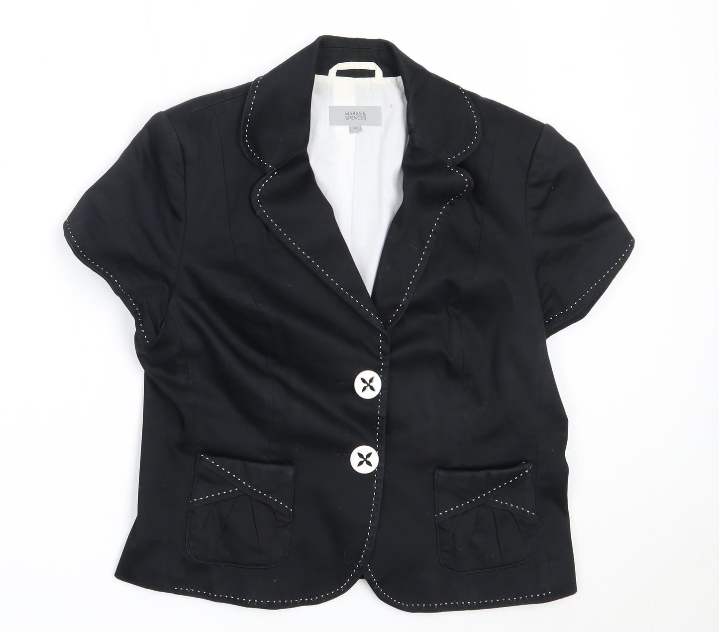 Marks and Spencer Womens Black   Jacket  Size 14