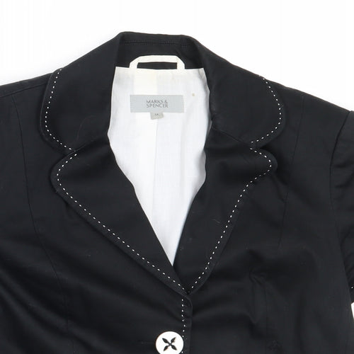 Marks and Spencer Womens Black   Jacket  Size 14