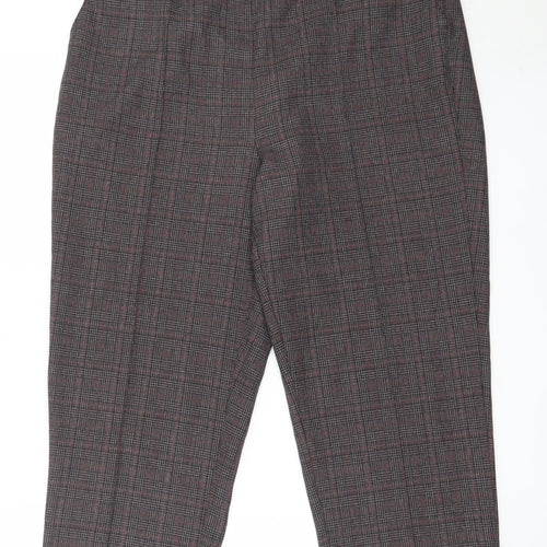BM Womens Grey  Polyester Capri Trousers Size 18 L24.5 in Regular