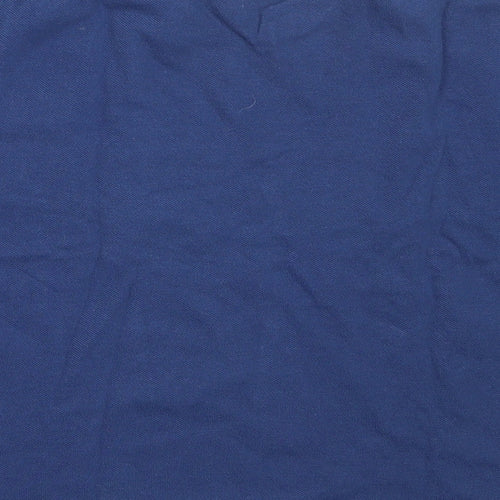 George Boys Blue  Cotton Basic T-Shirt Size 5-6 Years V-Neck