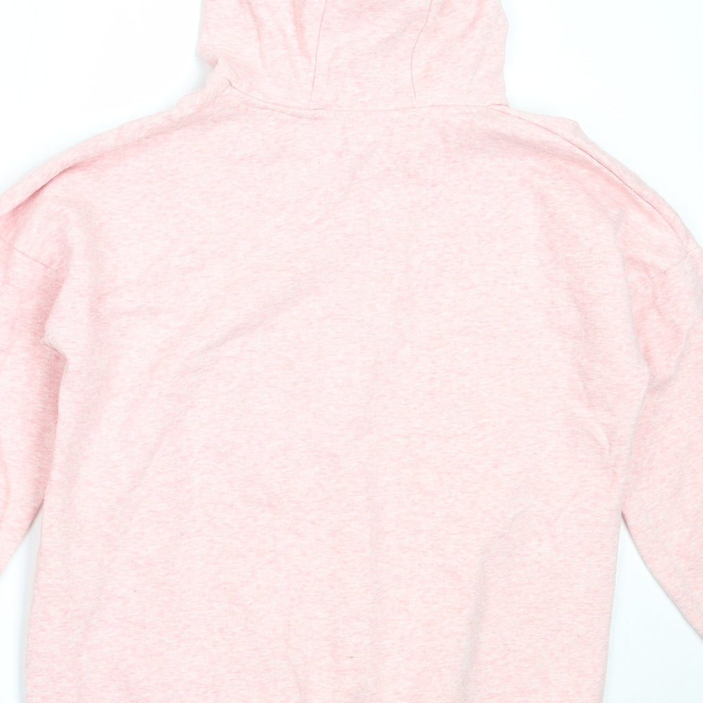 F&F Girls Pink  Cotton Pullover Hoodie Size 11-12 Years
