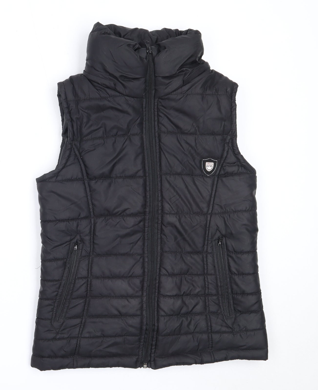 Preworn Womens Black   Gilet Coat Size M