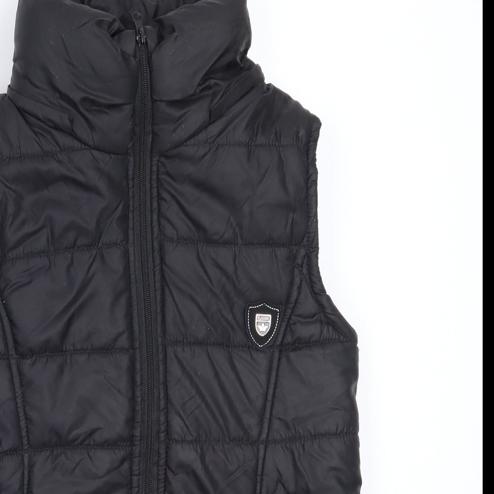 Preworn Womens Black   Gilet Coat Size M