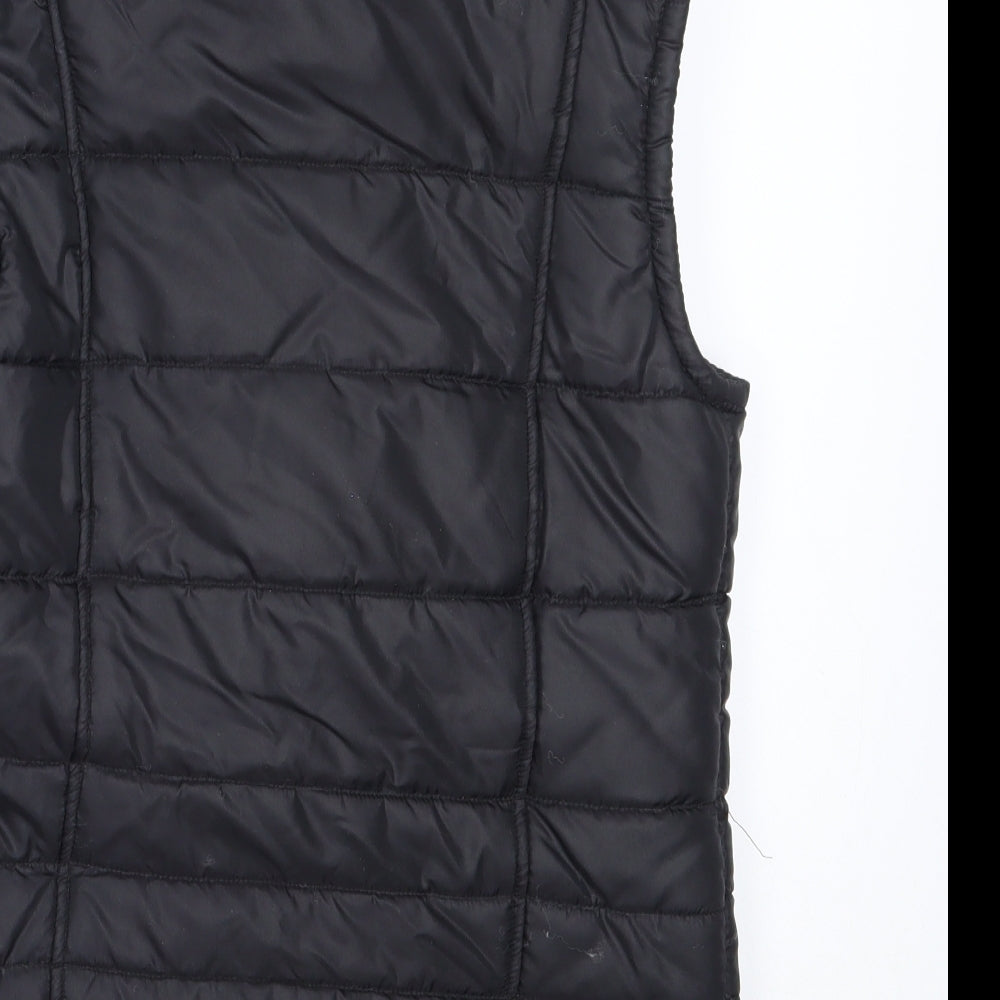 Preworn Womens Black   Gilet Coat Size M