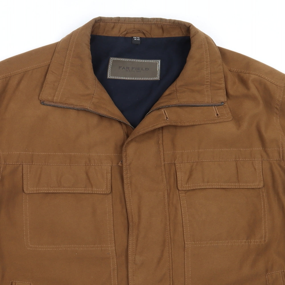 Far Field Mens Brown   Jacket Coat Size 42