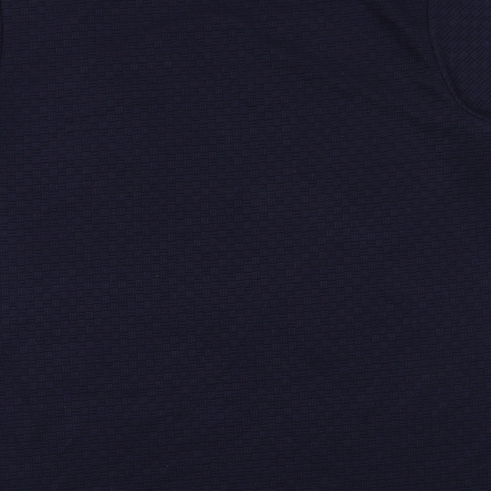 Primark Mens Purple Geometric Polyester  T-Shirt Size 3XL Crew Neck
