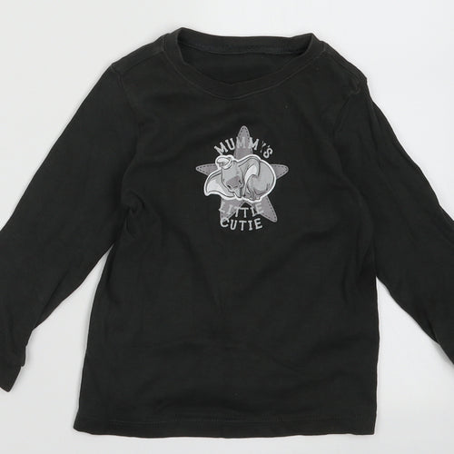 George Boys Grey  Coir Basic Casual Size 2-3 Years Crew Neck Pullover - mummys little cutie