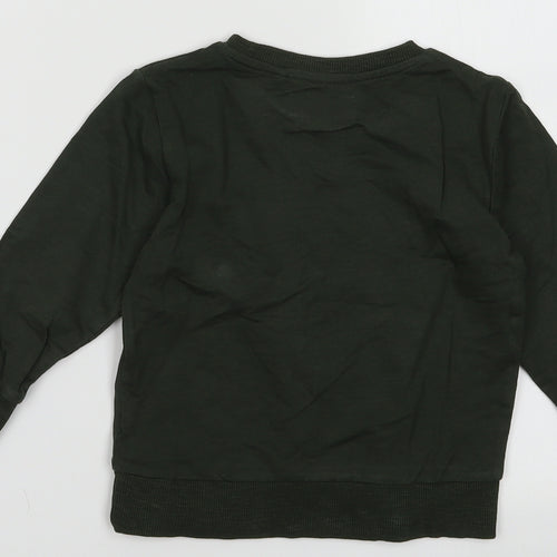 NEXT Boys Green  Cotton Pullover Sweatshirt Size 2 Years  Pullover - Zebra