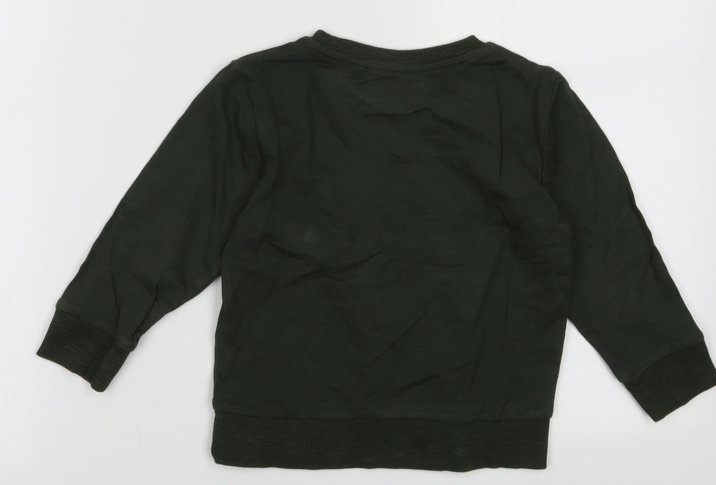 NEXT Boys Green  Cotton Pullover Sweatshirt Size 2 Years  Pullover - Zebra