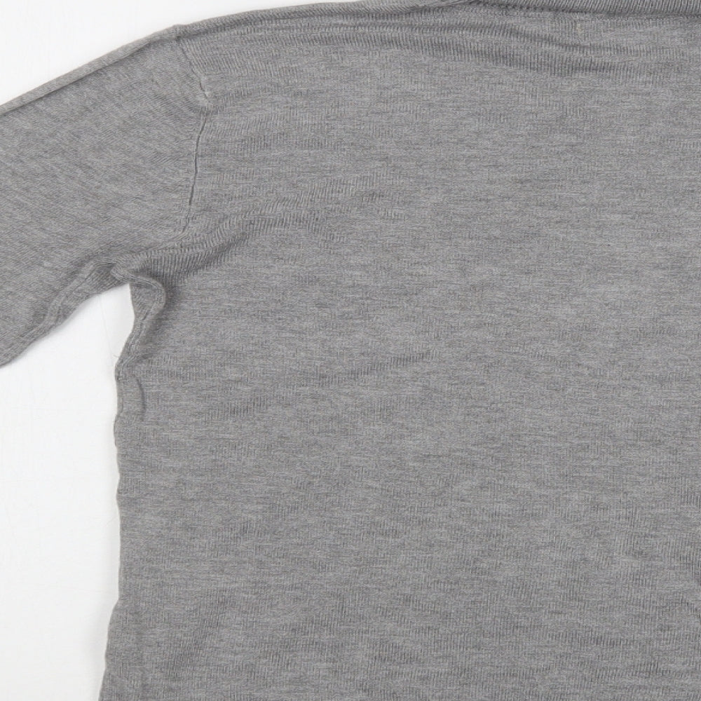 Pull & Bear Womens Grey Roll Neck   Pullover Jumper Size L
