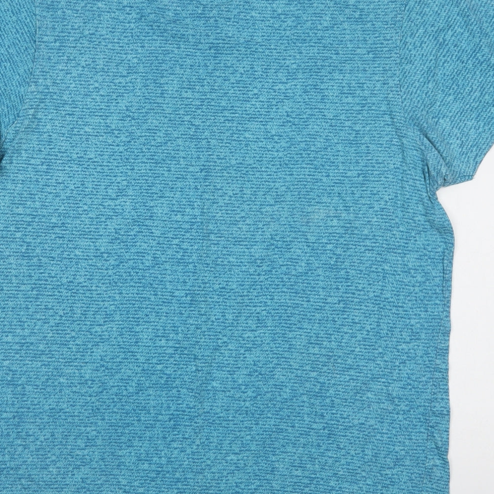 Lee Cooper Mens Blue  Cotton  T-Shirt Size L Crew Neck