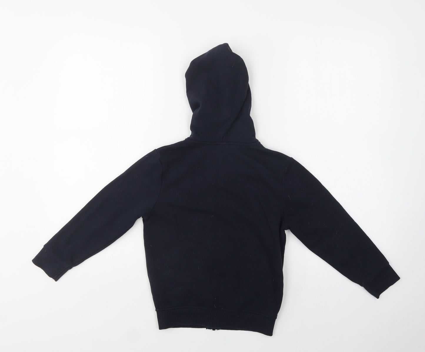 TU Girls Blue  Cotton Full Zip Hoodie Size 6 Years  Zip - School Wear