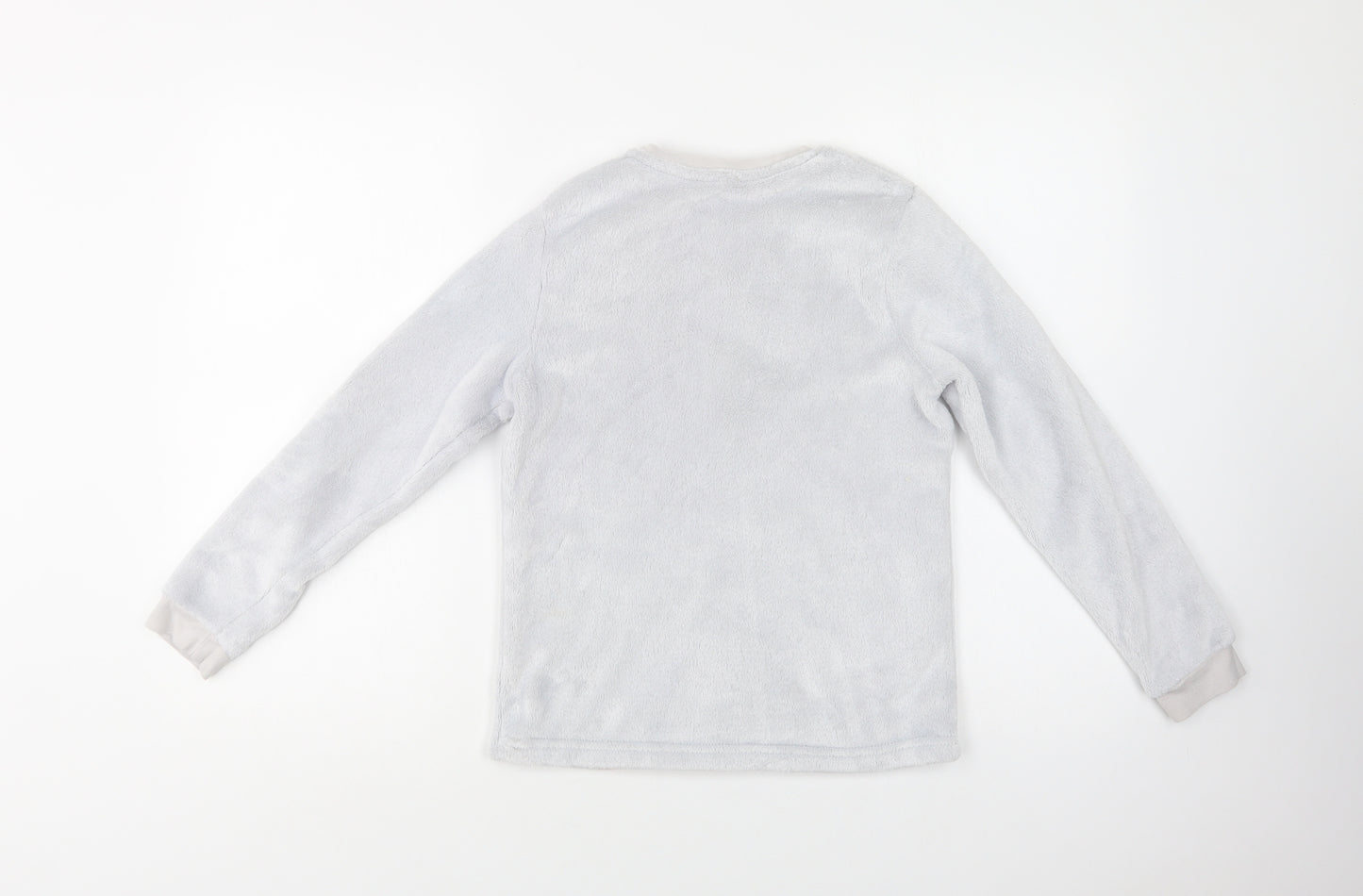 George Girls Grey  Polyester Top Pyjama Top Size 11-12 Years