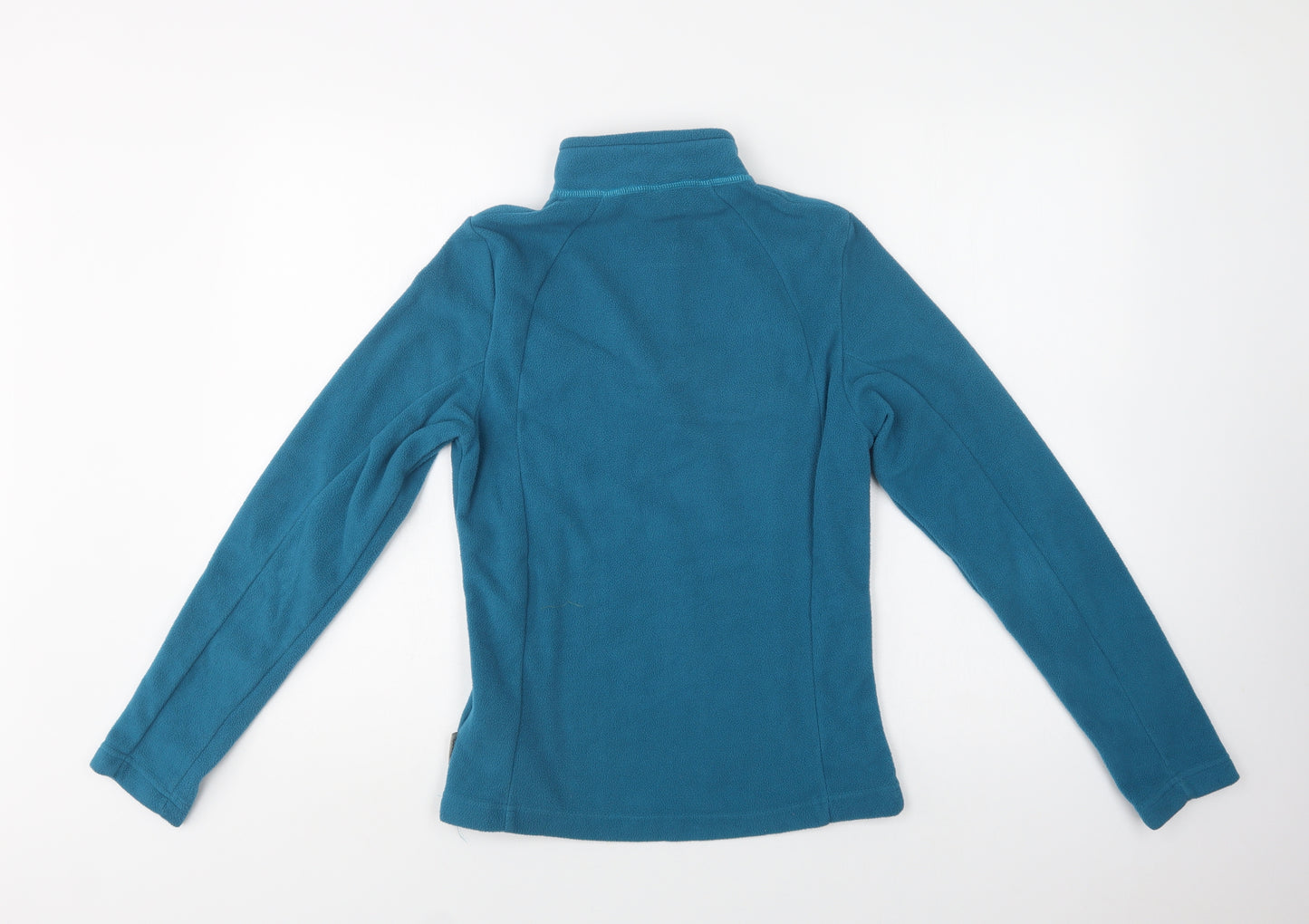 DECATHLON Womens Blue  Polyester Henley Sweatshirt Size XS  Zip