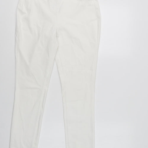 NEXT Womens White  Cotton Jegging Jeans Size 8 L28 in Regular