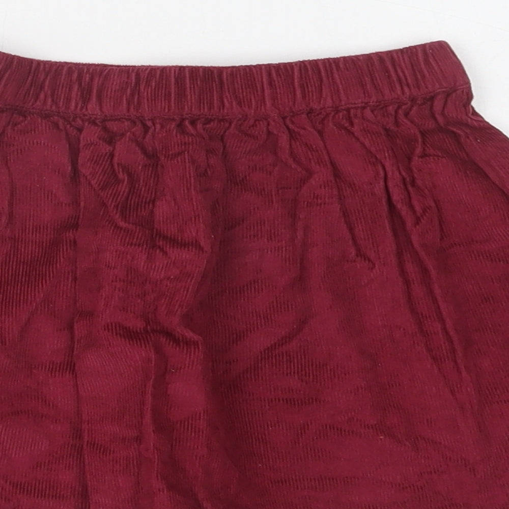 George Girls Purple  Cotton Skater Skirt Size 3-4 Years  Regular