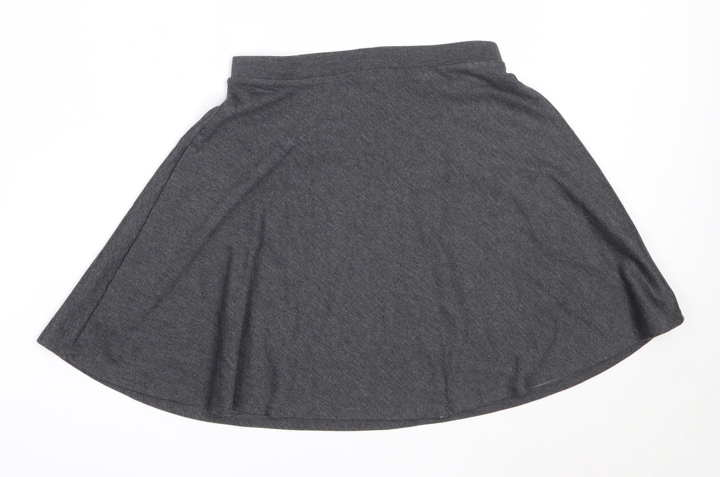 Matalan Girls Grey  Polyester Skater Skirt Size 13 Years  Regular  - school