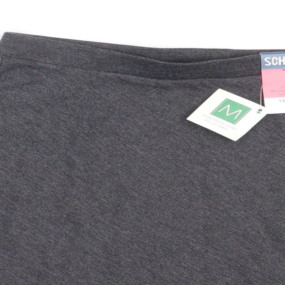Matalan Girls Grey  Polyester Skater Skirt Size 13 Years  Regular  - school