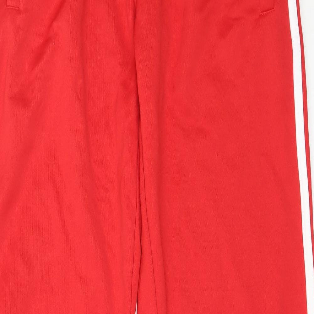 Posh Casuals Womens Red  Polyester Sweatpants Trousers Size M L33.5 in Regular