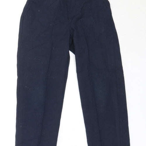 Very Boys Blue  Polyester Dress Pants Trousers Size 5-6 Years  Regular  - school