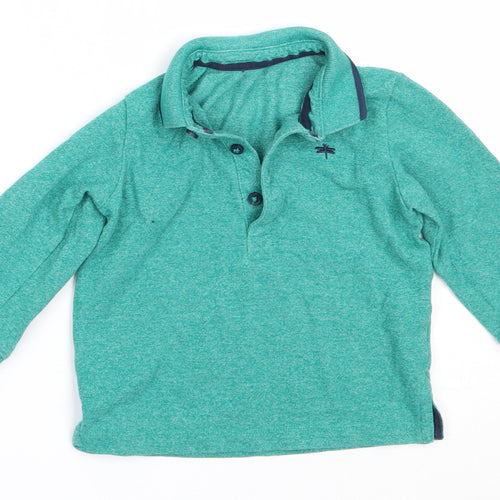 Matalan Boys Green  Cotton Basic Polo Size 12-18 Months Collared