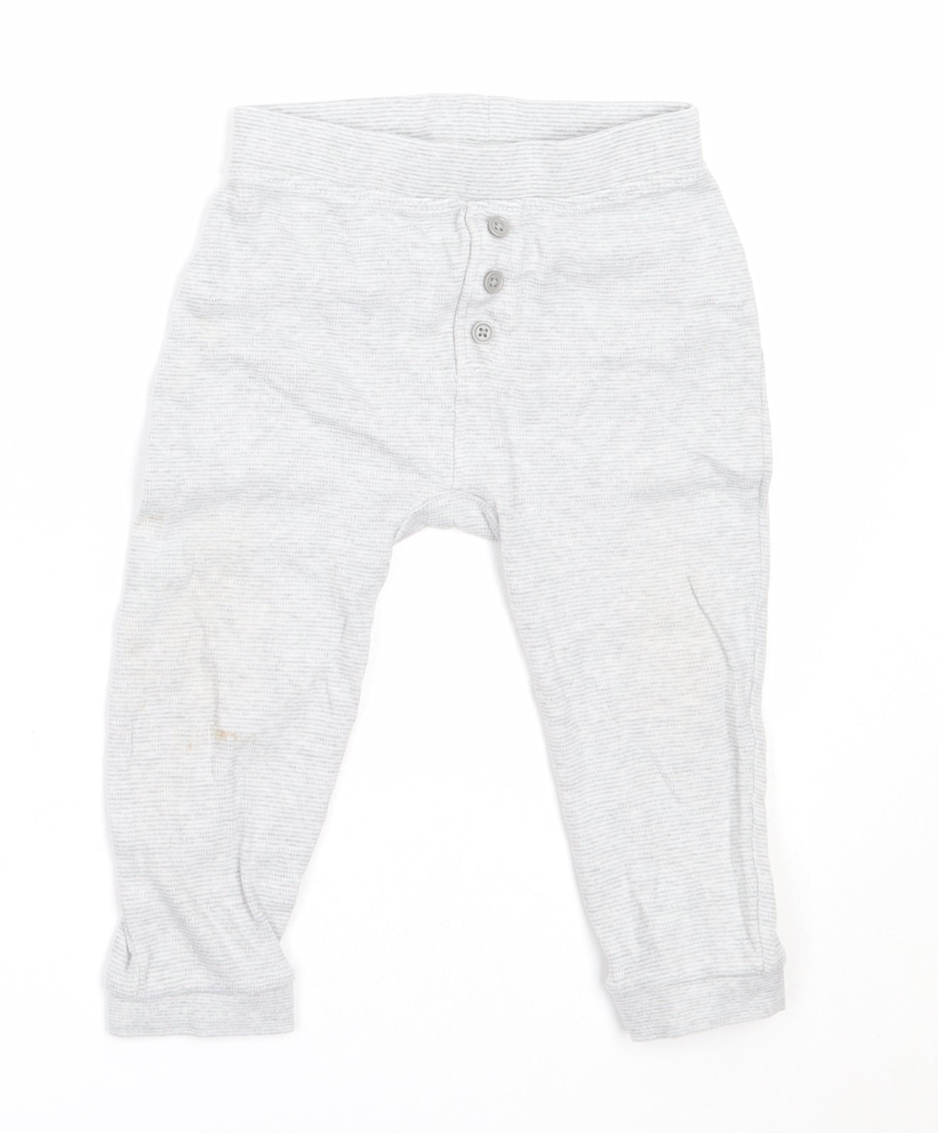George Boys Grey  Cotton Capri Trousers Size 18-24 Months