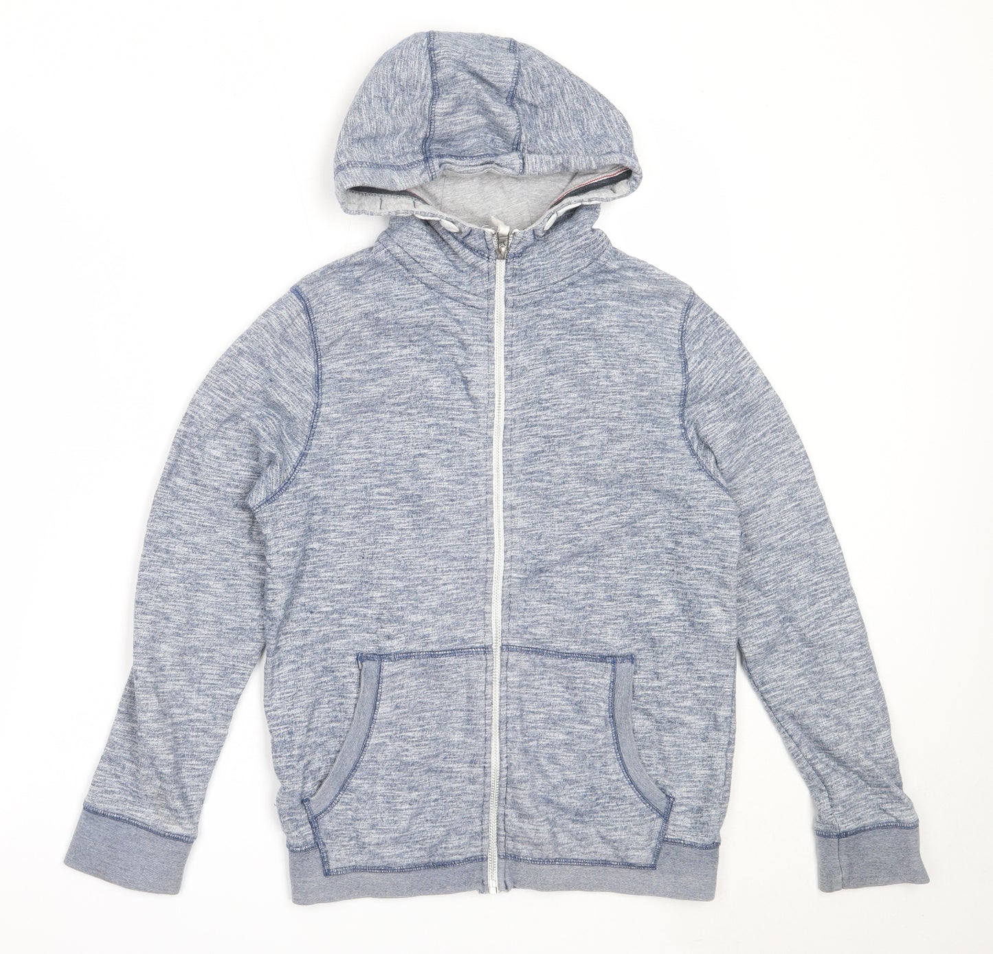 NEXT Boys Blue  Cotton Full Zip Hoodie Size 11 Years