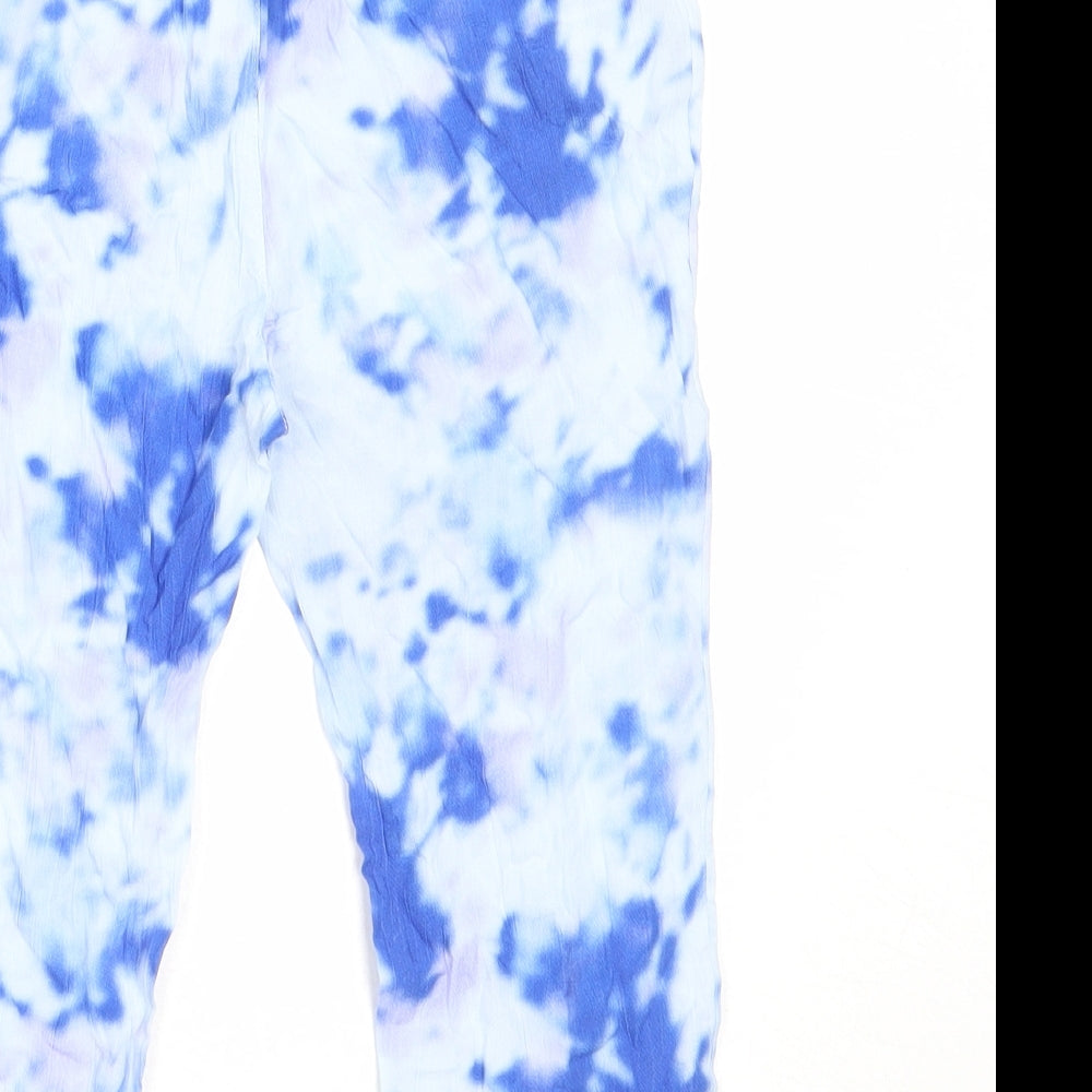 NEXT Girls Blue  Viscose Capri Trousers Size 2-3 Years  Regular