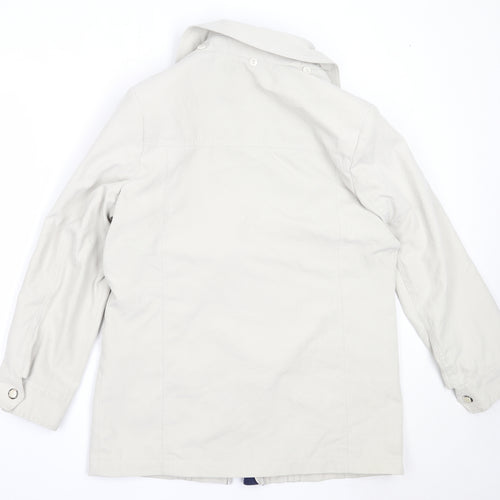 EWM Womens Beige   Overcoat Coat Size 12