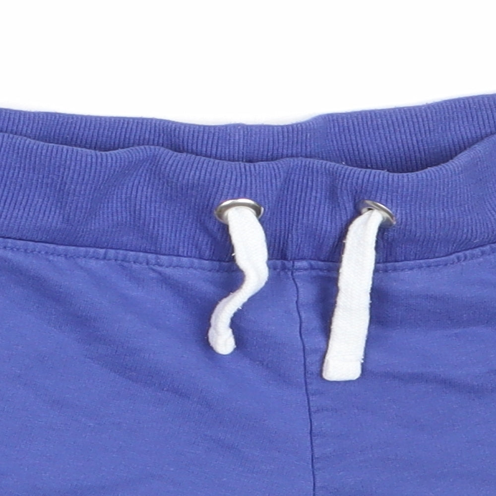 Candy Couture Girls Blue  Cotton Hot Pants Shorts Size 10 Years  Regular